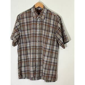 Born Men's Button Up Short Sleeve shirt Pre-Owned size L